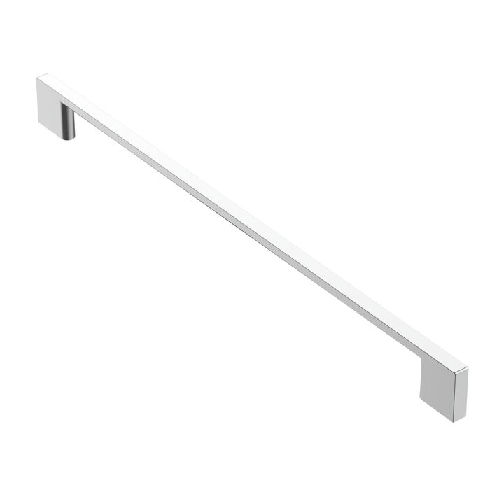 Alzassbg 5 Pack Matt Black Cabinet Pulls, 11-1/3 Inch(288mm) Hole Centers Rectangle Cabinet Handles Kitchen Pulls for Drawers an