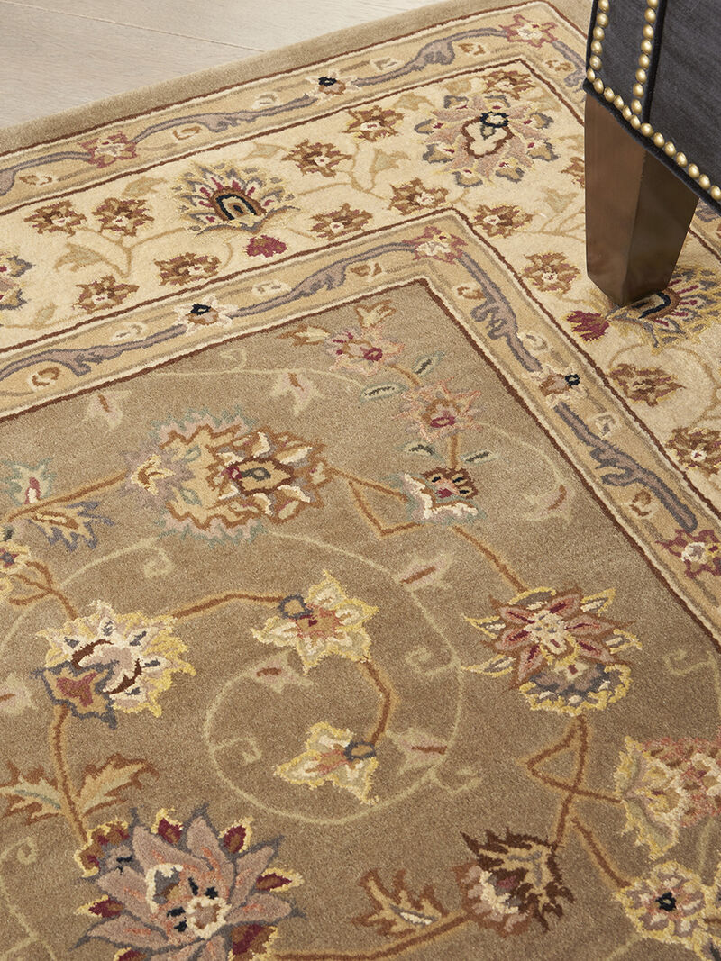 Nourison 2000 2003 Olive 5'6" x 8'6" Rug image number 6