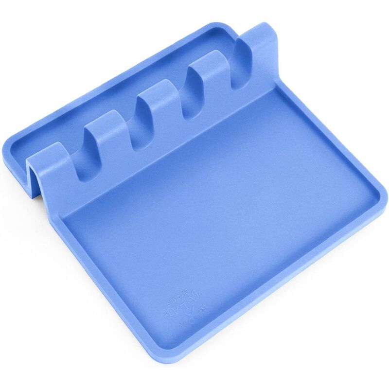 Silicone Utensil Holder with Drip Pad for Multiple Utensils
