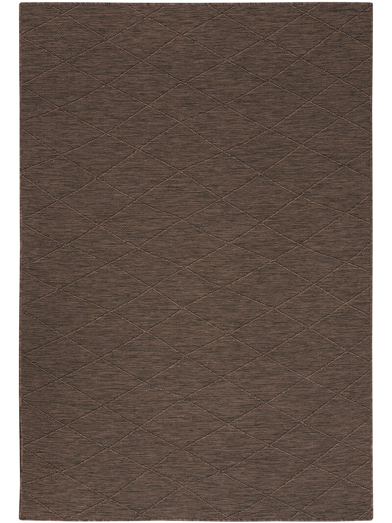 Washable Solutions WSL01 Mocha 5' x 7' Rug