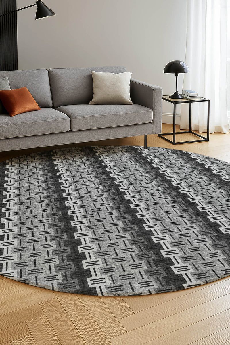 Kenner KN3 Black 9' x 12' Rug image number 3
