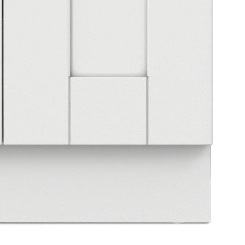 Modern Wide Shaker All-In-One 20-inch Laundry Utility Sink and Cabinet image number 8