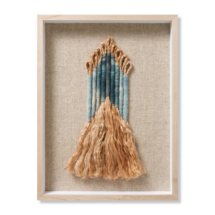 Ashley Beige Blue Wall Art