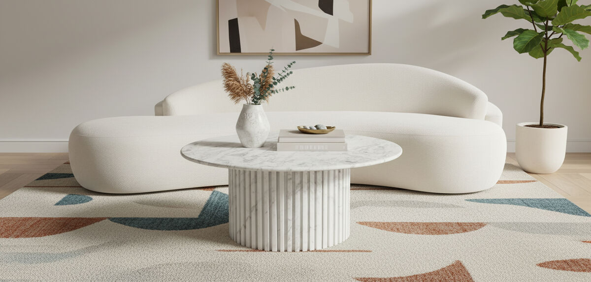 Meridian Furniture Genoa White Coffee Table