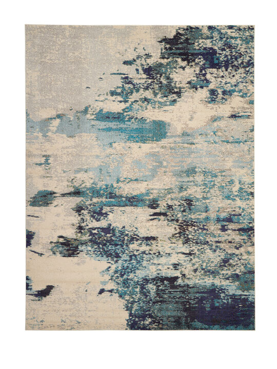 Celestial CES02 Ivory/Blue 9' x 12' Rug
