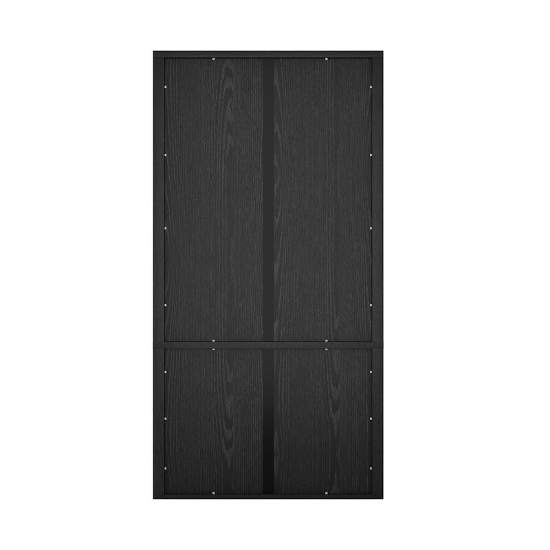 Rivington Black Bookcase Cabinet (Set of 3)
