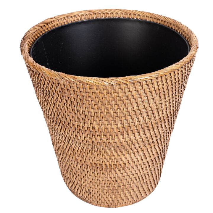 Saboga Home&trade; Round Tapered Waste Basket with Metal Liner