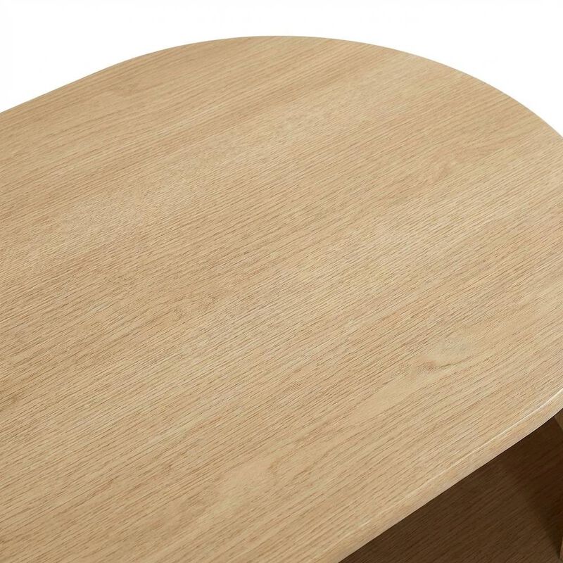Modern Coffee Table with 35lb Weight and Stylish Base image number 5