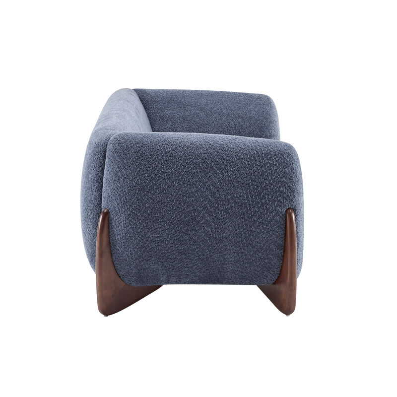 Christopher Knight Home Evat 82.75" Boucle Fabric 3 Seater Sofa image number 4