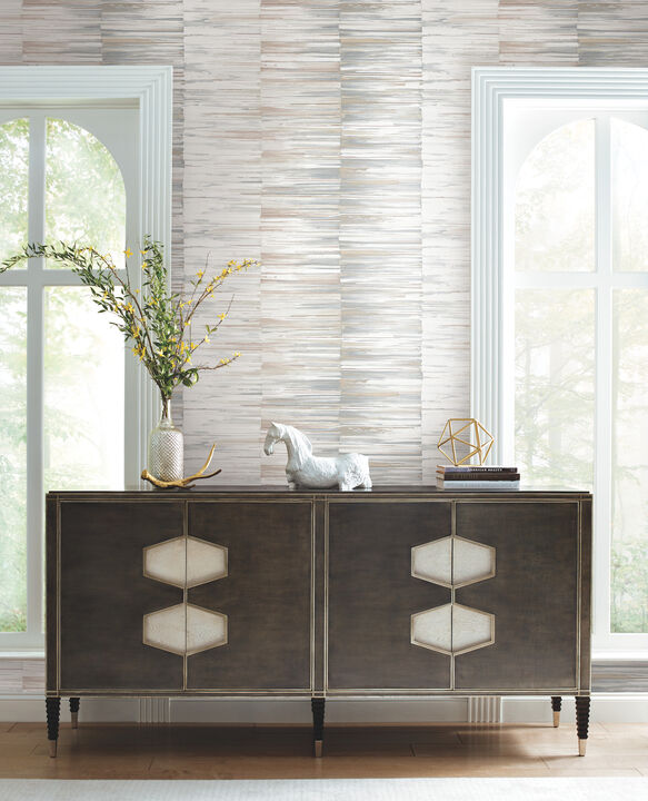 Artist's Palette Cream & Rust Wallpaper