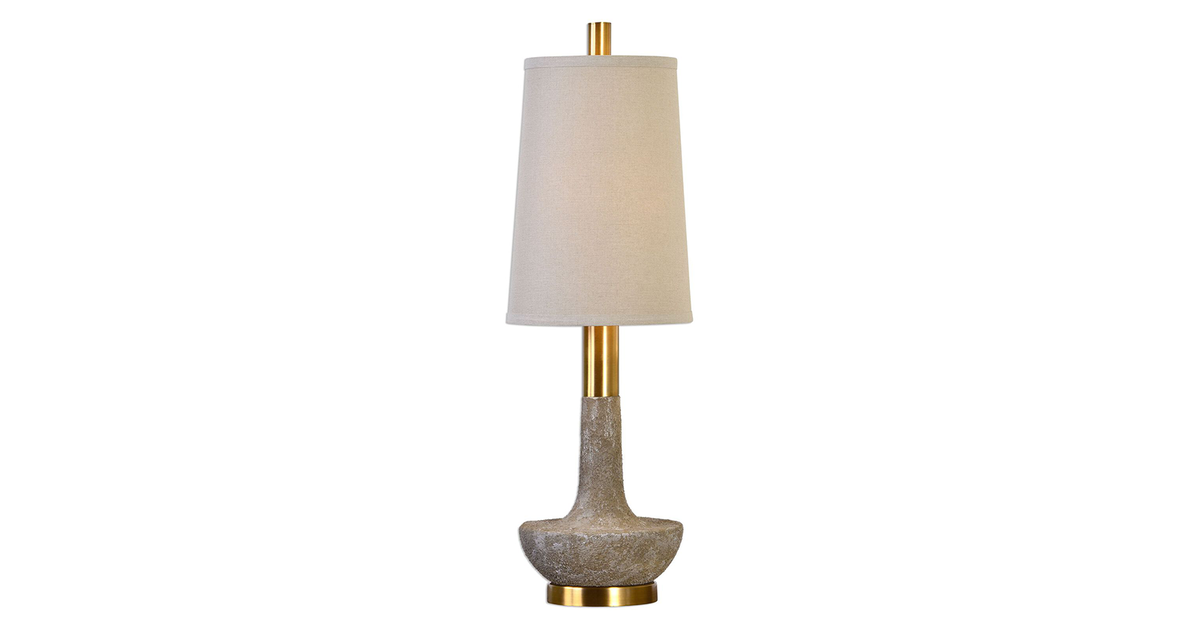Volongo Stone Ivory Buffet Lamp