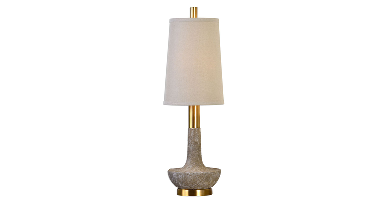 Volongo Stone Ivory Buffet Lamp image number 0
