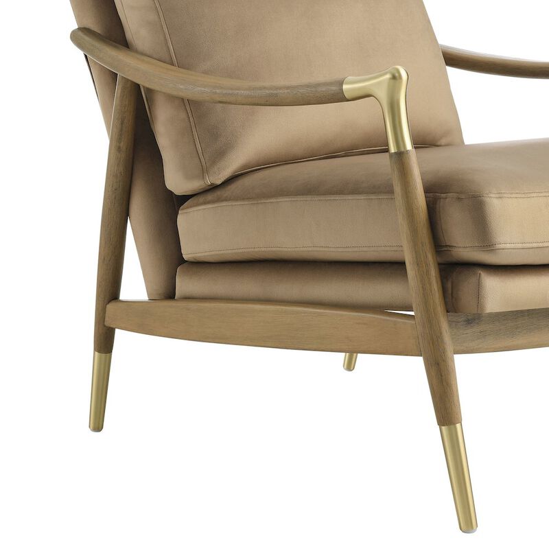 Langford Performance Velvet Accent Armchair image number 6