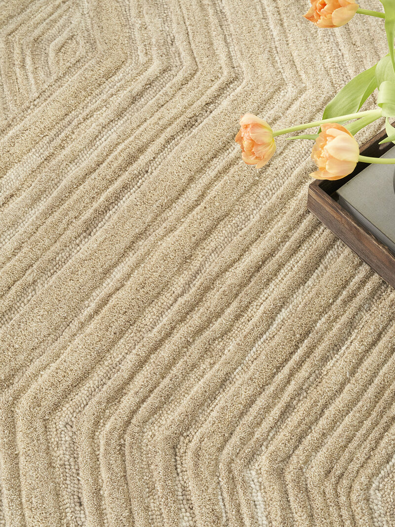 Graceful GRU03 Taupe 8'6" x 11'6" Rug image number 6