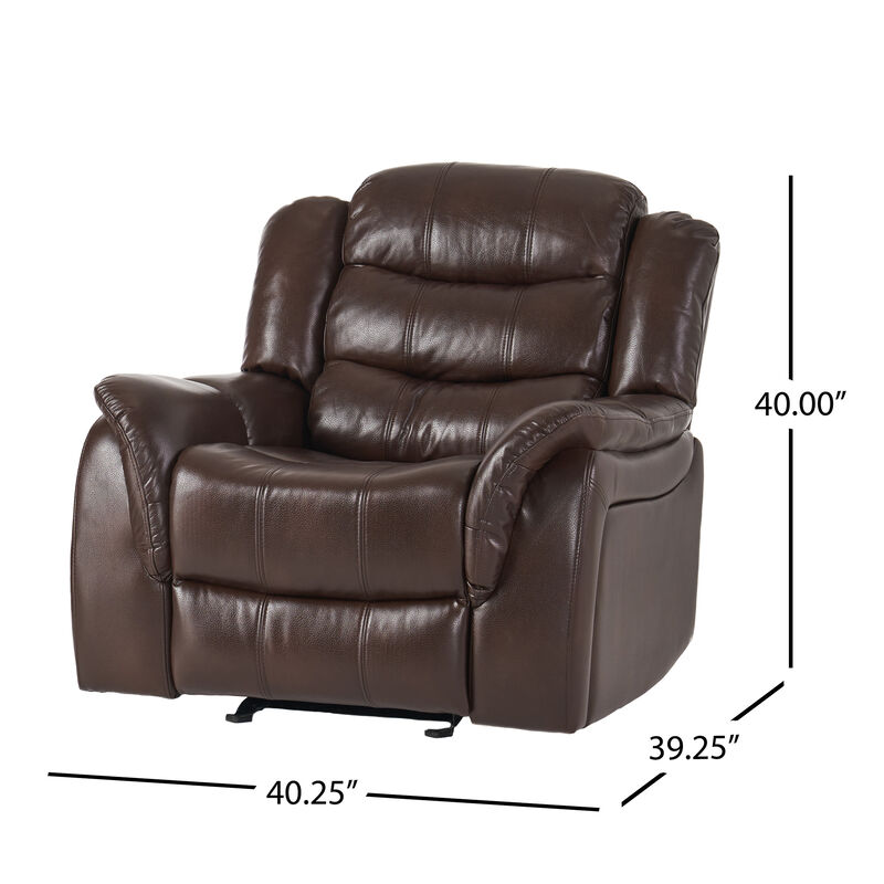 Merax Classic Oversized Glider Recliner
