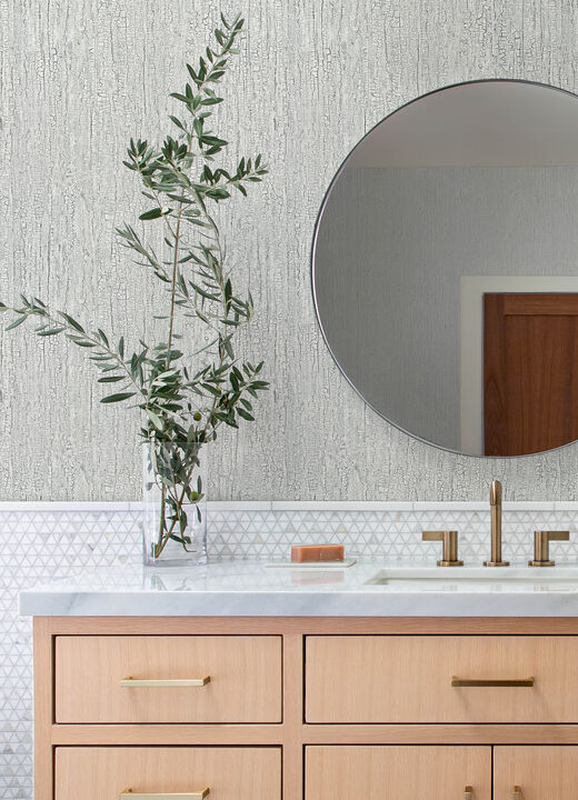 Ironbark Taupe Textured Wallpaper