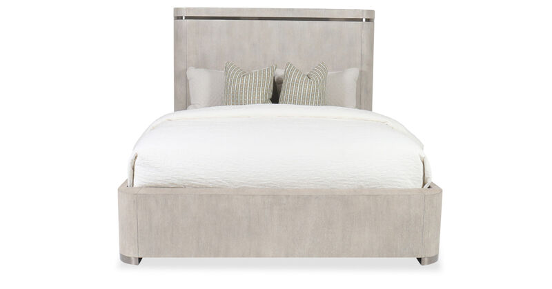 Modern Mood Light King Panel Bed image number 0