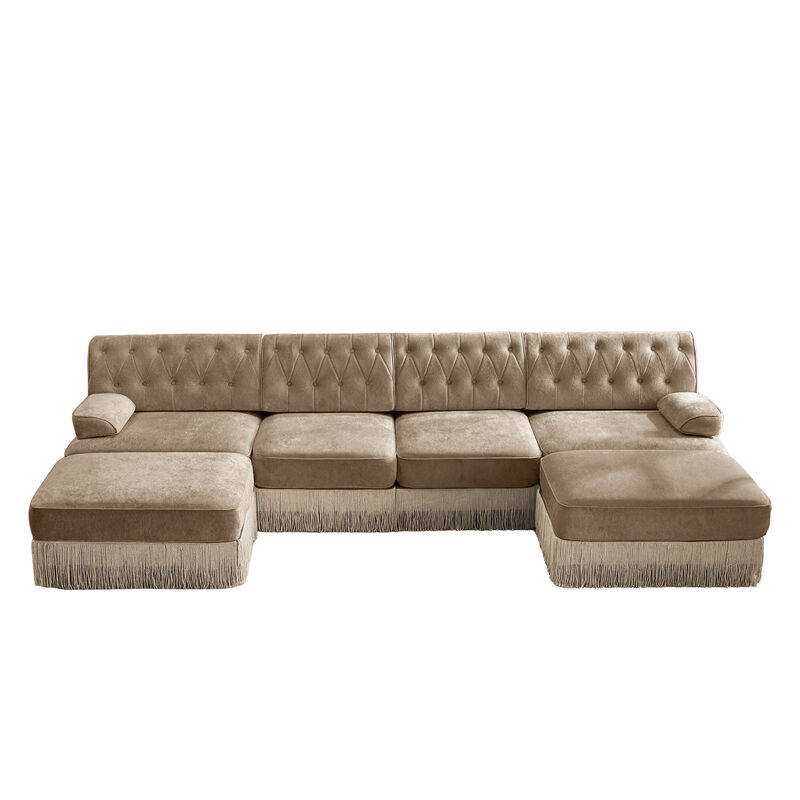Nomdel 4-Seater with 2 Ottomans Sectional image number 0