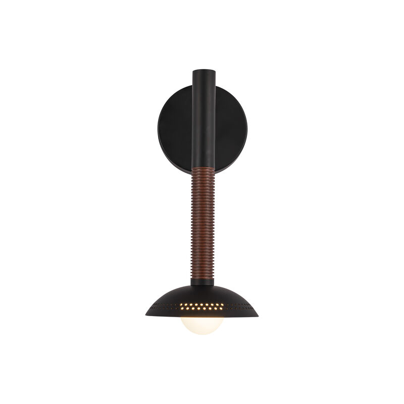 Arden 14-in Damp-Rated Dimmable LED Wall/Vanity Light with Shade image number 2
