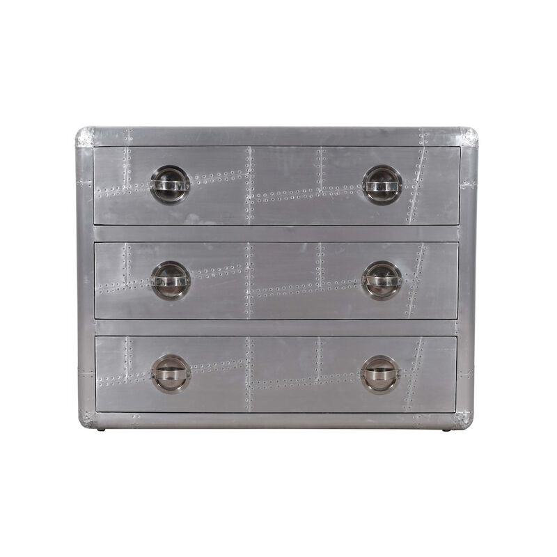 Alex Hamilton Pilot 3-Drawer Chest with Hatch pulls