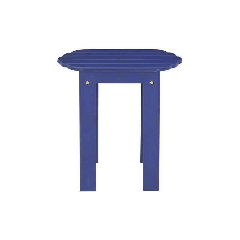 Linon Adirondack End Table Blue image number 3