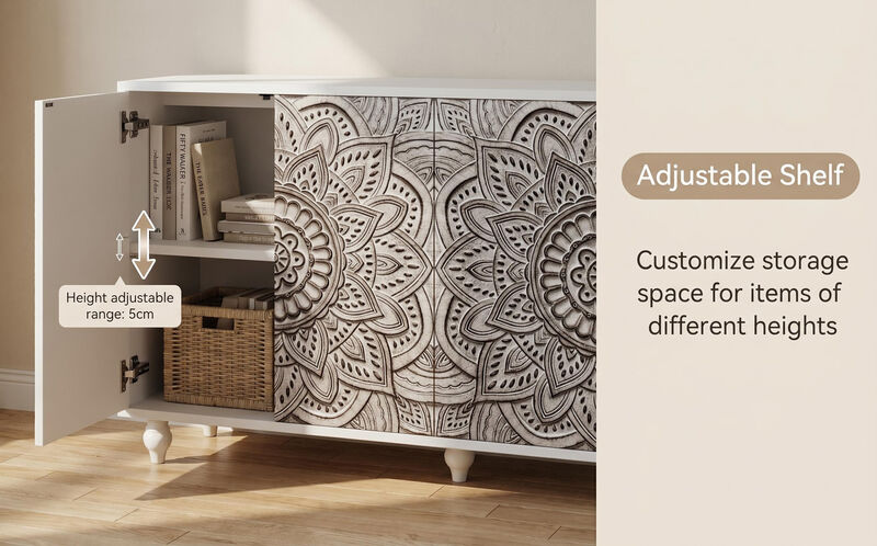 Judtik Embossed Sideboard image number 5