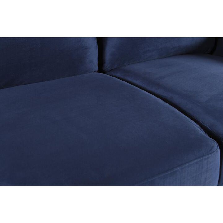 New Classic Furniture Alani Loveseat-Deep Blue