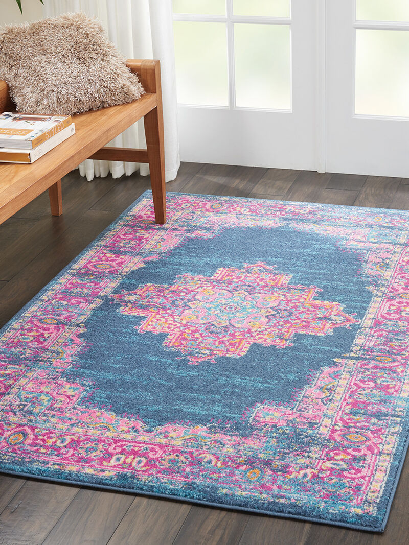 Passion PSN03 Blue 3'9" x 5'9" Rug