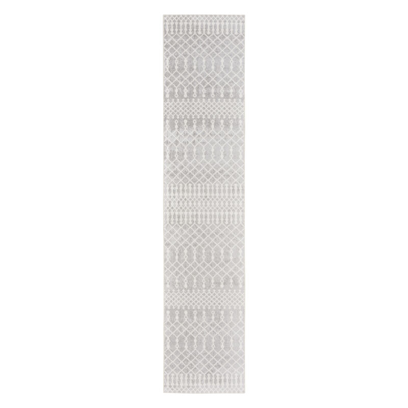 HomeRoots Geometric Runner Rug image number 2