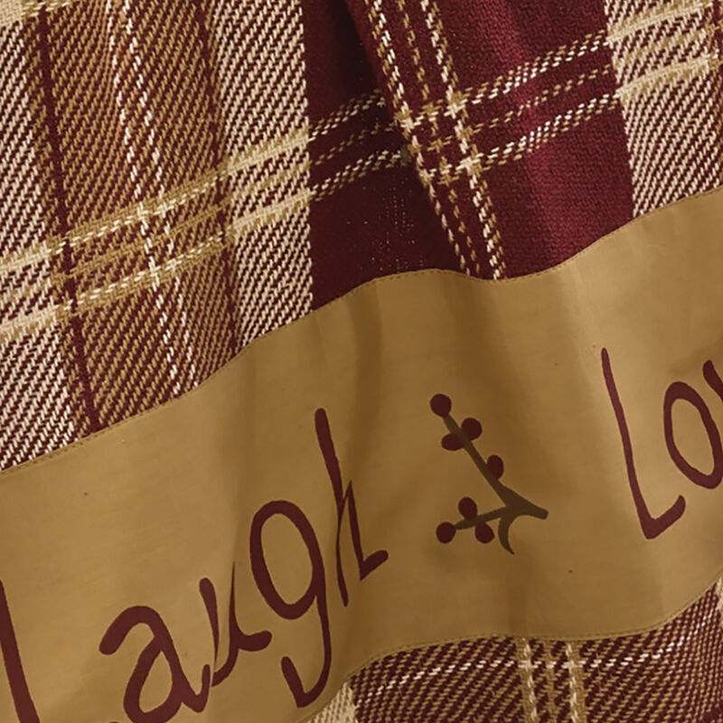 Park Designs Live Laugh Love Throw - 60''L - Red image number 3