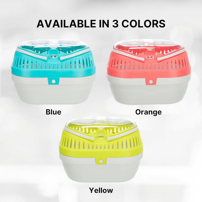 TRIXIE Pico Transport Crate for Traveling, Small Pet Carrier Ideal for Hamsters image number 4