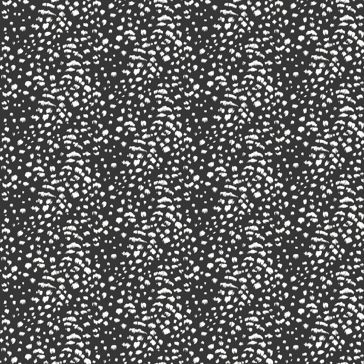Ula Black Cheetah Spot Wallpaper