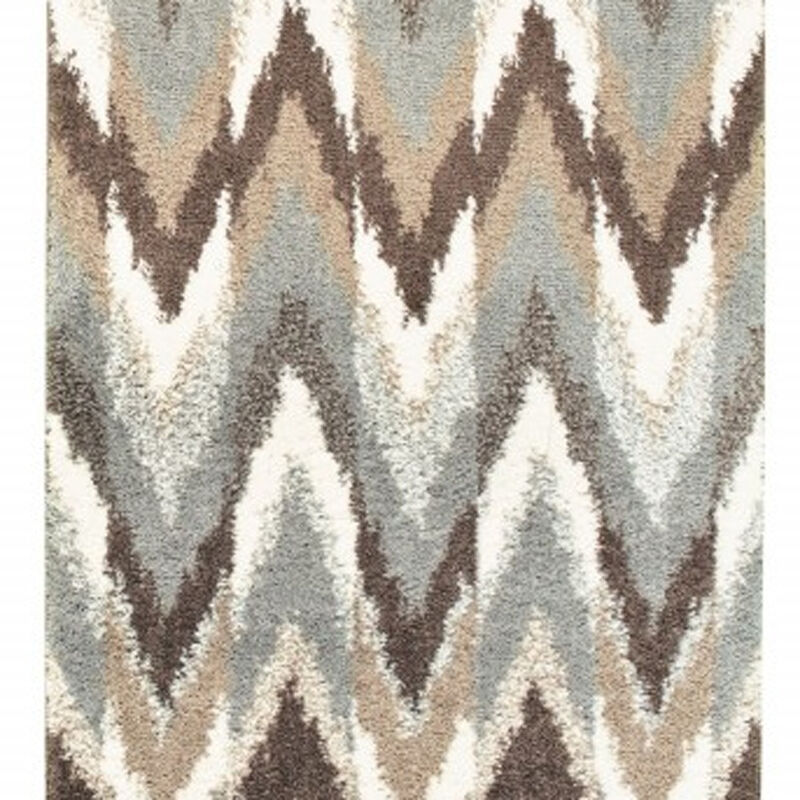 HomeRoots Ikat Pattern Runner Rug image number 2