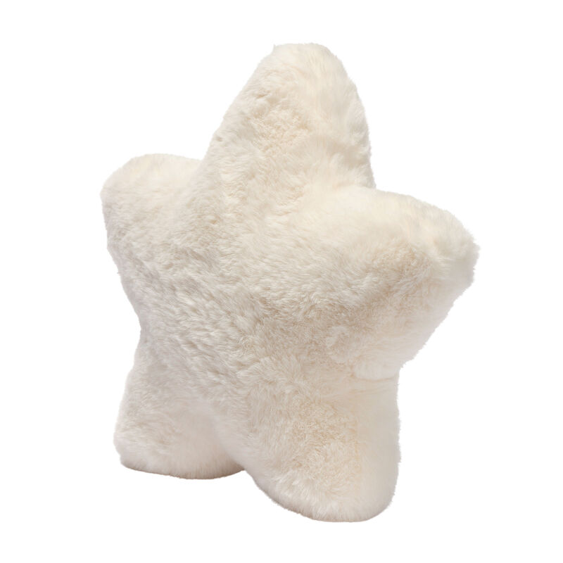 Lambs & Ivy Star Pillow Plush - Ultra Soft Creamy White