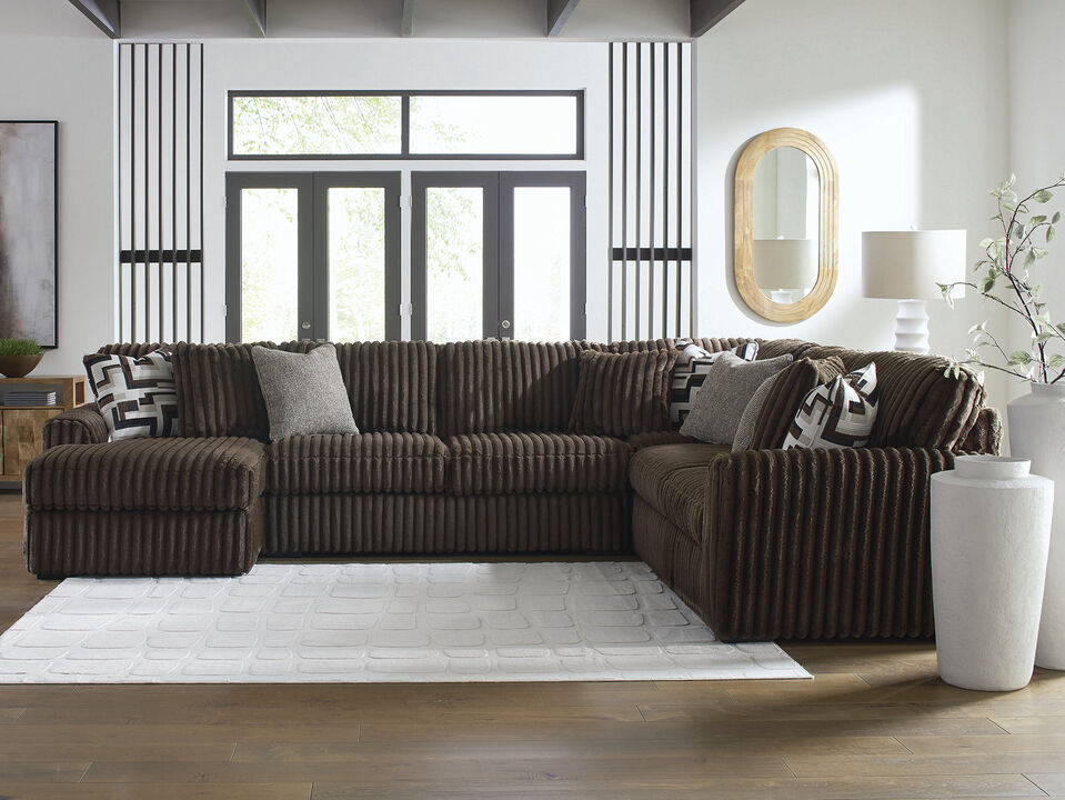 Midnight-Madness 4-Piece Sectional with Chaise