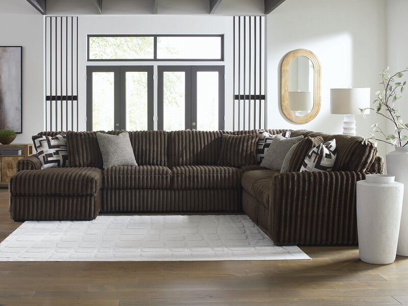Midnight-Madness 4-Piece Sectional with Chaise image number 1