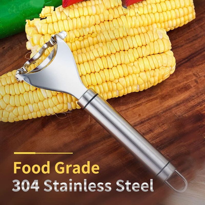 Stainless Steel Corn Cob Peeler Tool image number 1