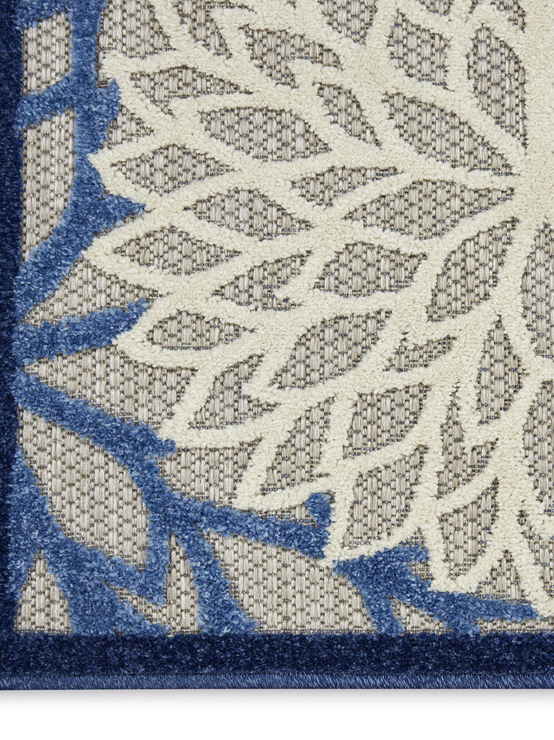 Aloha ALH05 Blue/Multicolor 9' x 12' Rug