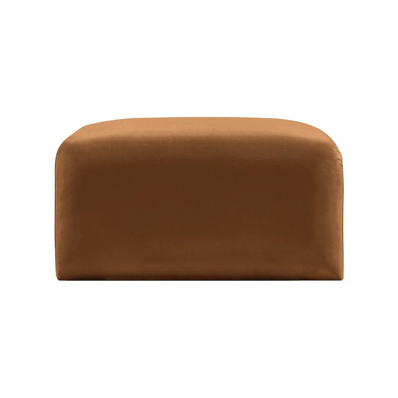 Meridian Furniture Arc Vegan Leather Ottoman