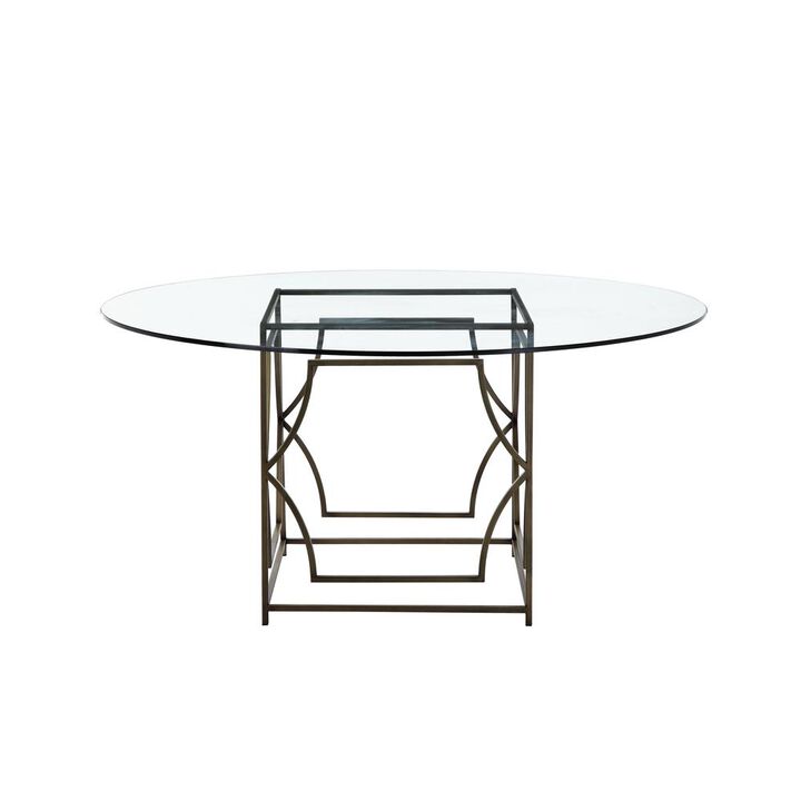 Pangea Home Z-Edward Dining Table Brass