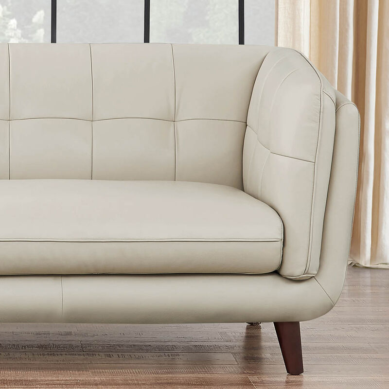 Solana Top Grain Leather Loveseat