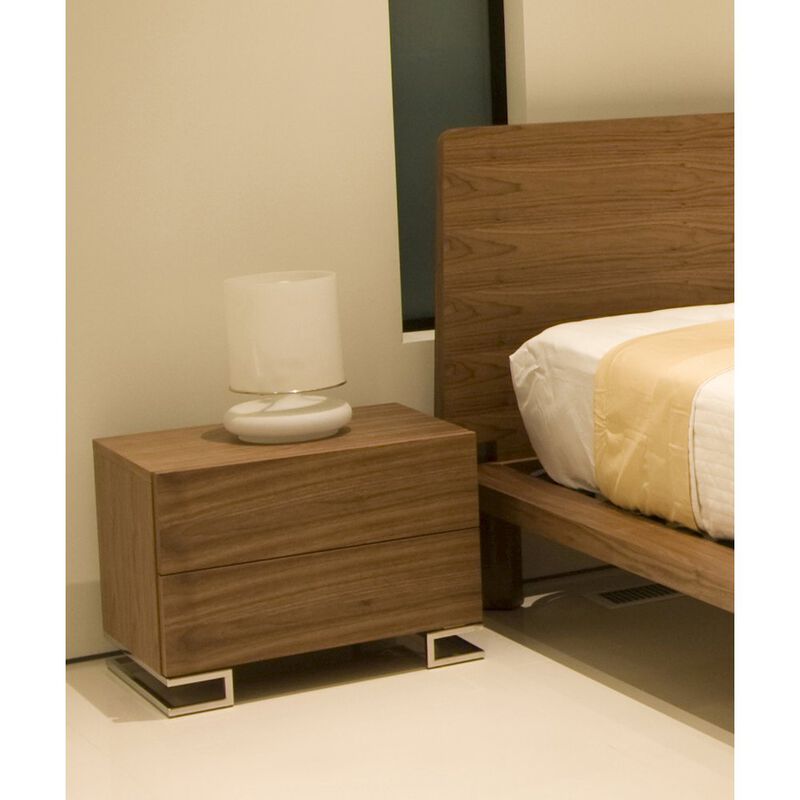 Pangea Home Harper Night Stand Walnut