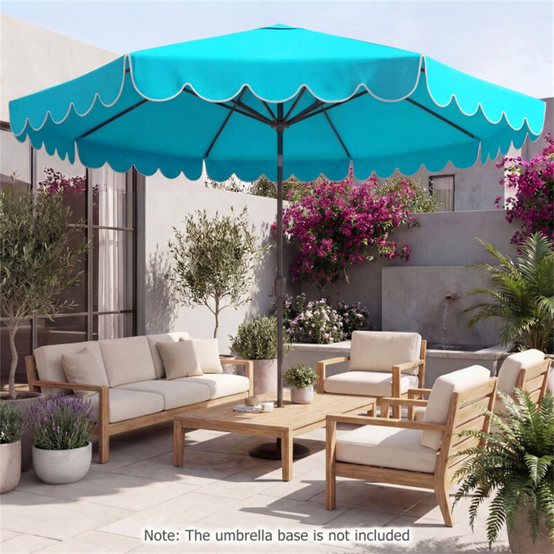 10 FT Patio Umbrella with Push Button Tilt and Crank image number 2