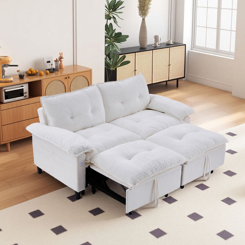 Napnam Convertible Sleeper Couch image number 4