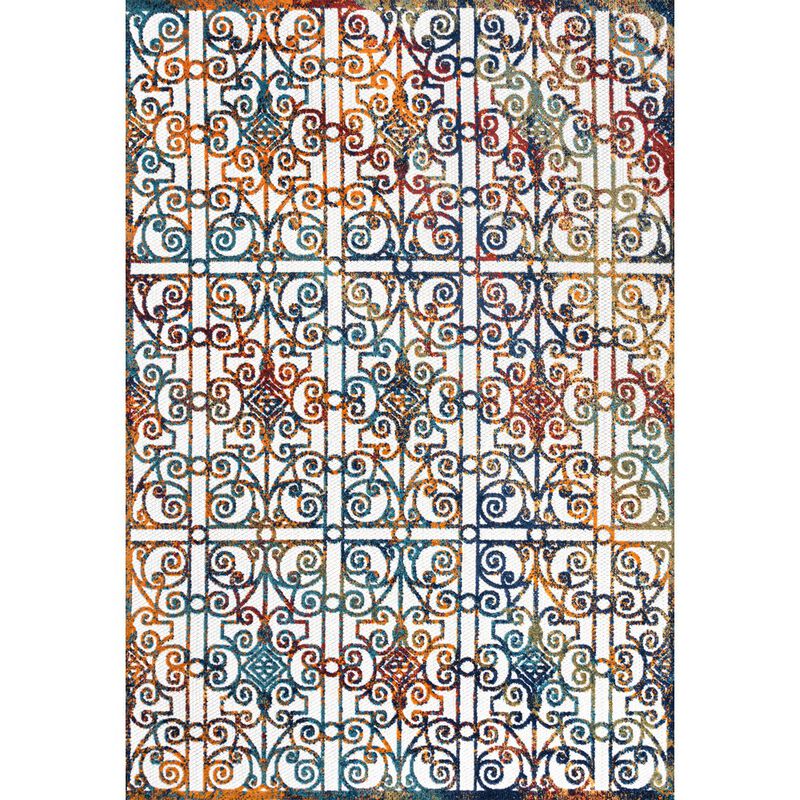 Cetara Ornate Trellis Indoor/Outdoor Area Rug