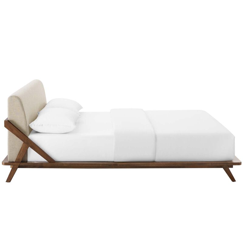 Modway - Luella Queen Upholstered Fabric Platform Bed image number 3