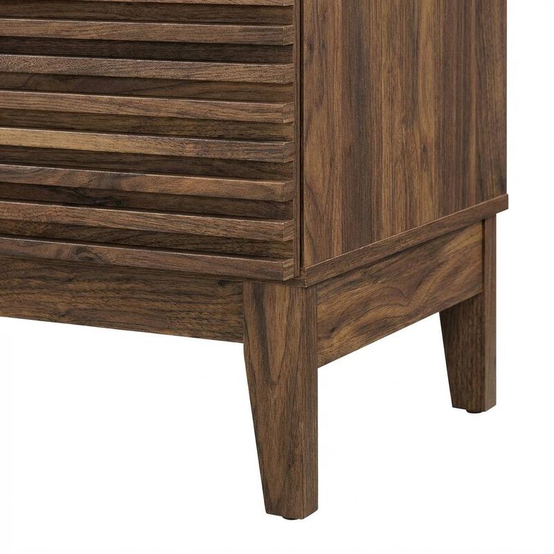 Brown 4-Drawer Chest with Modern Design and Durable Build image number 5