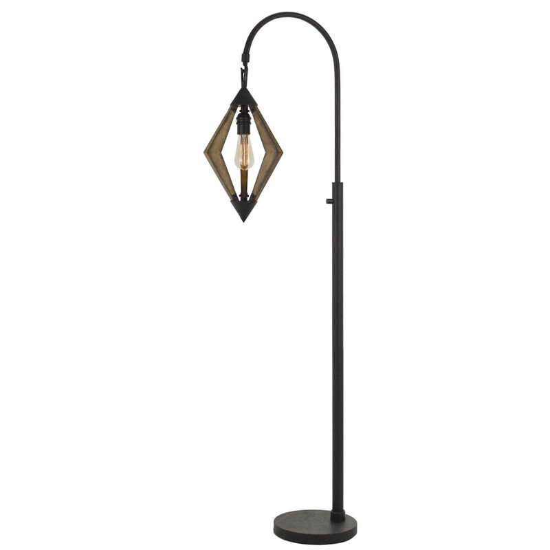 HomeRoots 67" Black Traditional Shaped Floor Lamp image number 0