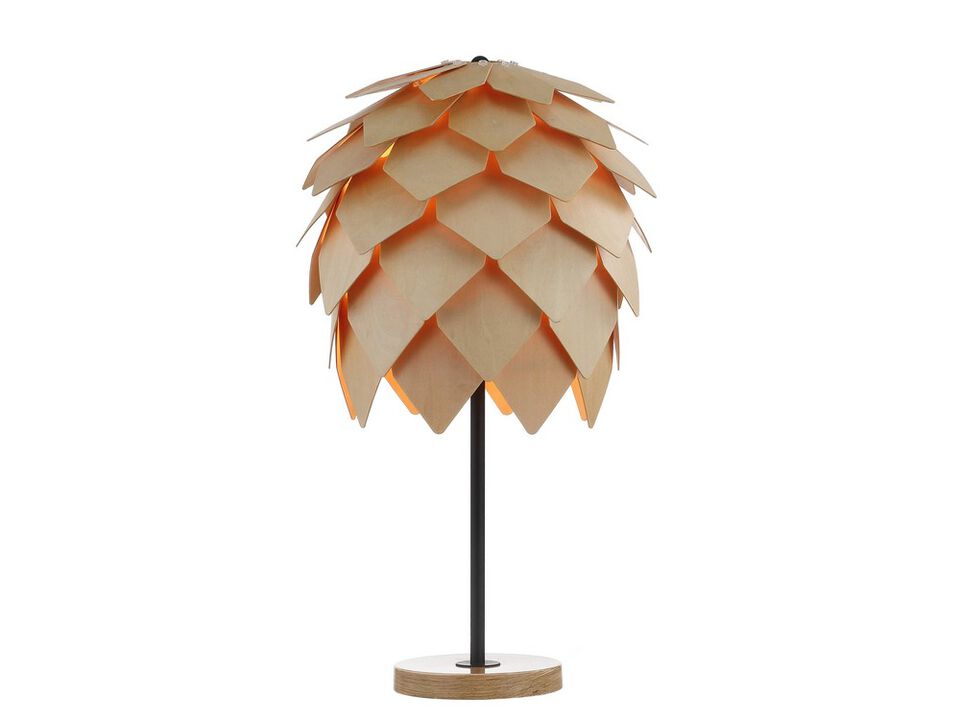 Simon Pinecone Wood/Metal LED Table Lamp