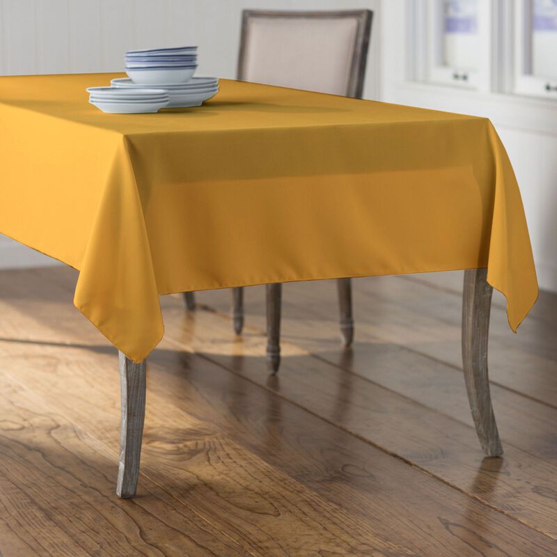 Rectangular Tablecloth 60 by 126 Inch Polyester Poplin image number 1